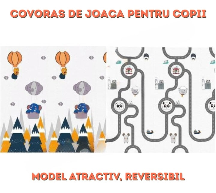 Covoraș de joacă pliabil - colțul de Joacă preferat