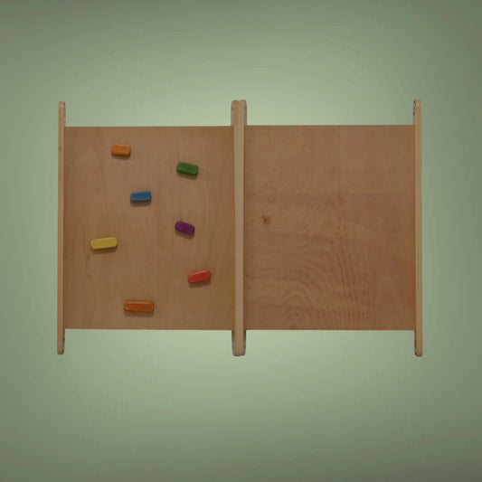 Montessori dificultate ridicată - escaladă 2 în 1 + sfoară cu bile