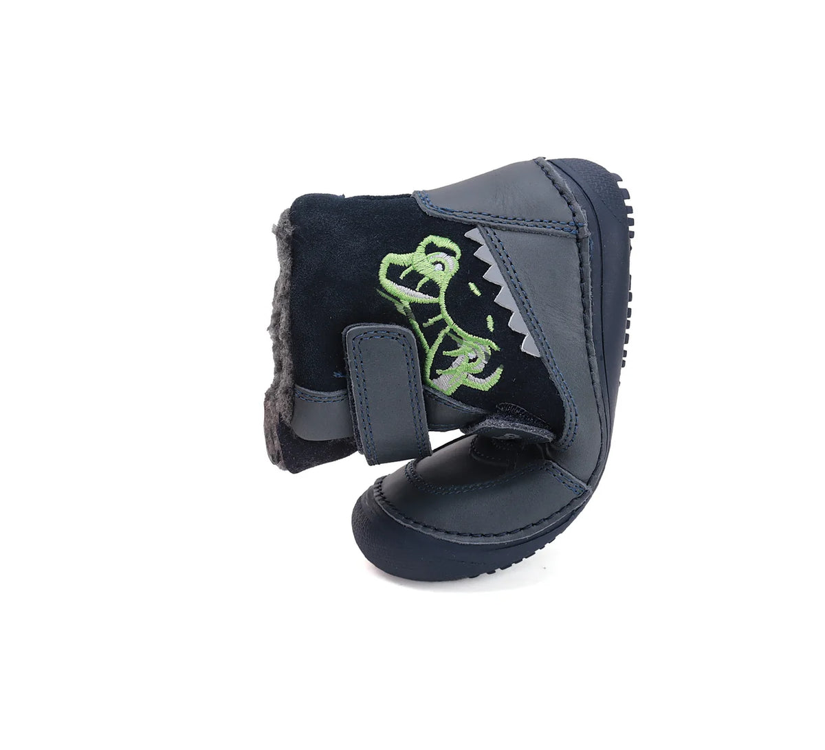 Pași calzi și confortabili: Ghete Barefoot îmblănite D.D. Step pentru băieți (nr. 25-30) Material hidrofob