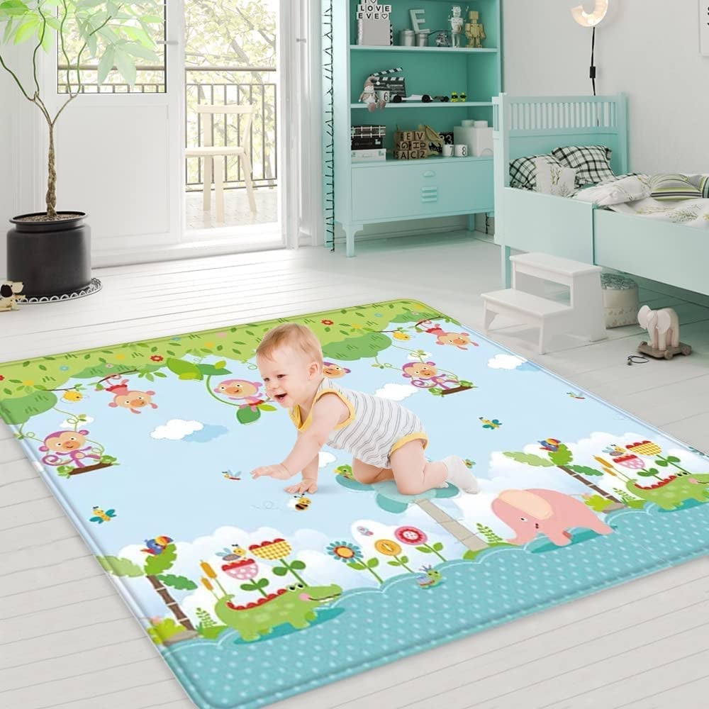 Covoraș de joacă XXL - nebunia culorilor