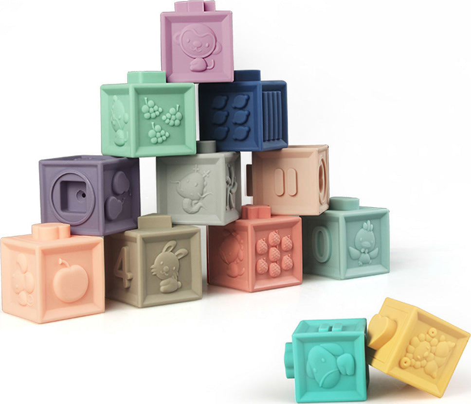 Set 6 cuburi senzoriale moi pentru bebeluși