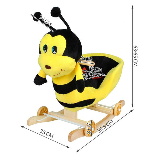 Balansoar muzical + roți – Albinuța veselă