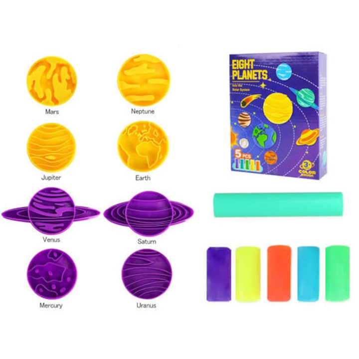 În spațiu – joc cu plastilină