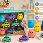 Set mașinuțe Press & Go – Bufnițe și Poliție