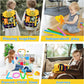 Ghiozdan Montessori Busy Board pentru copii 2-6 ani