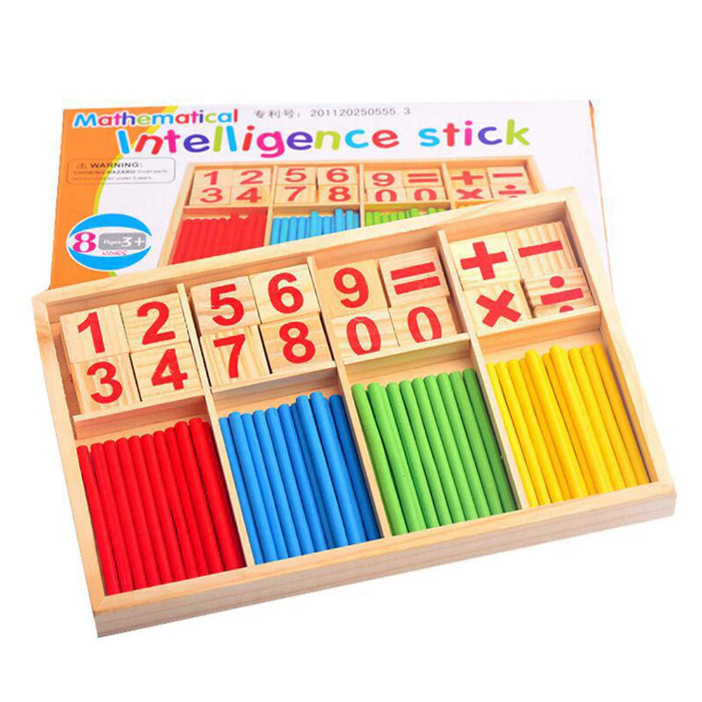 Joc din lemn Montessori – Învățăm operațiile matematice