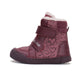 Ghetuțe de Iarnă DD Step „Raspberry Hearts” – Piele Naturală & Blăniță Călduroasă (nr. 25-30)