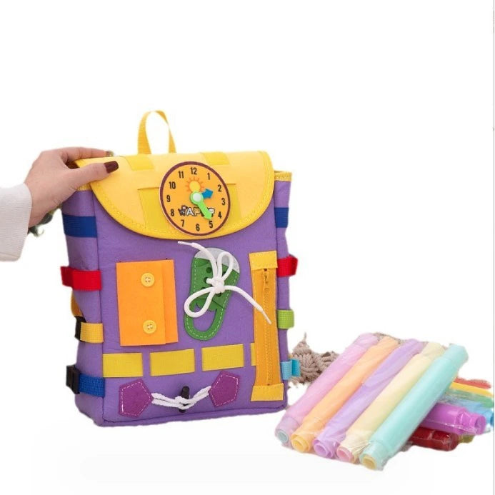 Ghiozdan Mov Montessori - 1-6 ani