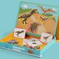 Set Educativ Puzzle Magnetic – Animale de la Zoo și Tablă de Scris