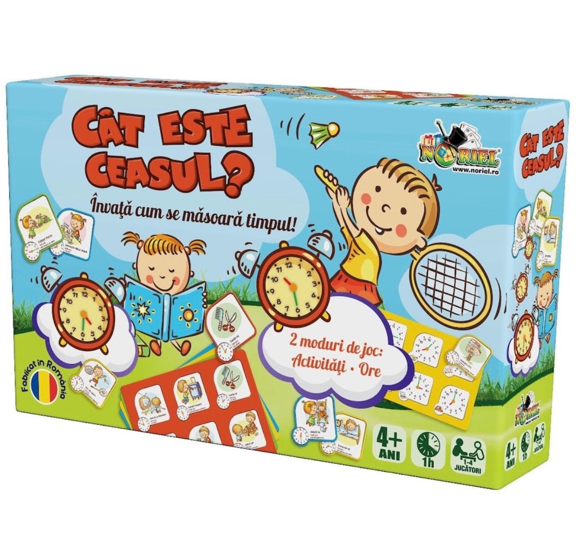 Învață ora prin joacă - “Cât este ceasul?”