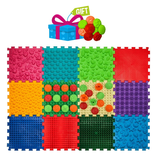 Covorașe ortopedice - 12 elemente + “Modele” cadou