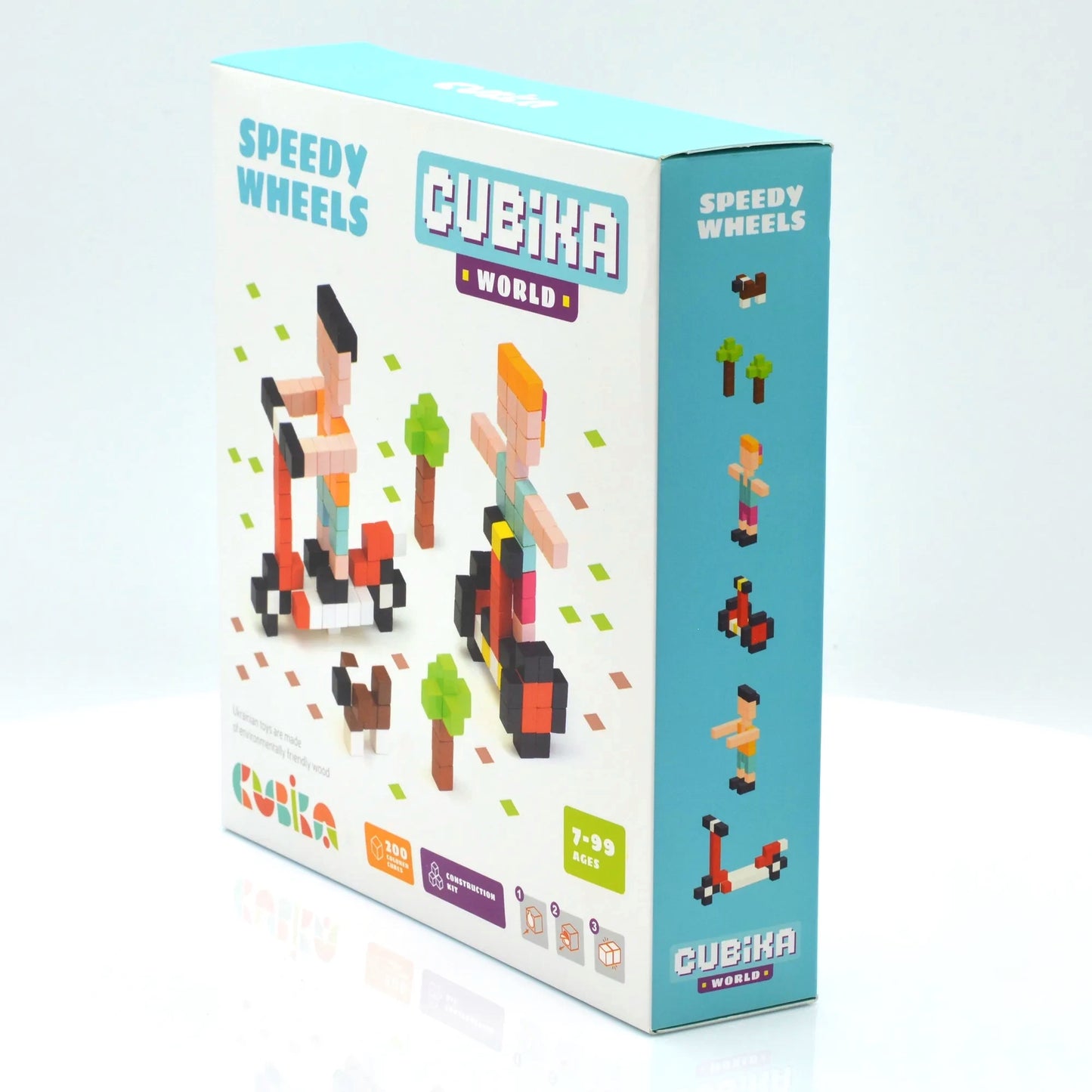 Set de construcții Cubika World Speedy Wheels