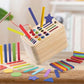 Jucărie Educativă din Lemn cu Activități Montessori Interactive