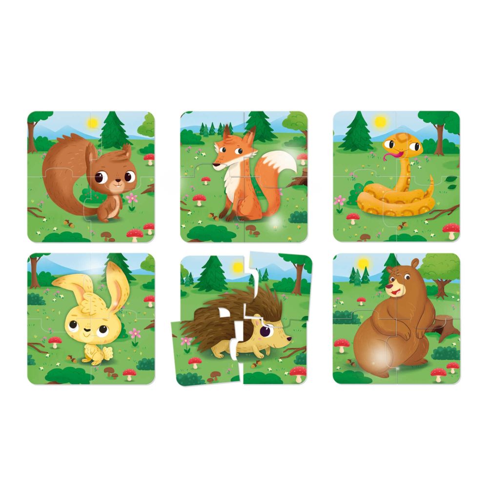 Baby Puzzle – Animale din Pădure