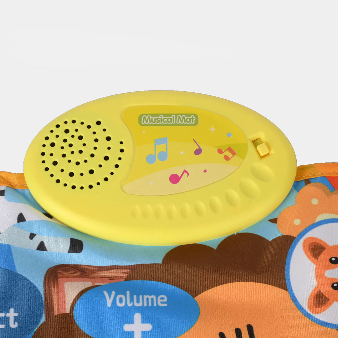 Covoraș muzical interactiv pentru bebeluși potrivit pt. Tummy time