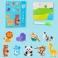 Carticică Magnetică 3 în 1 – Puzzle, Joc Magnetic și Tablă de Desen