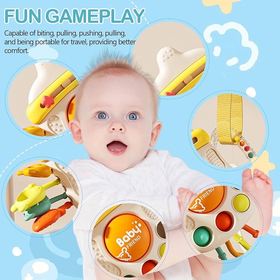 Jucărie Multisenzorială pentru Bebeluși - Biberon