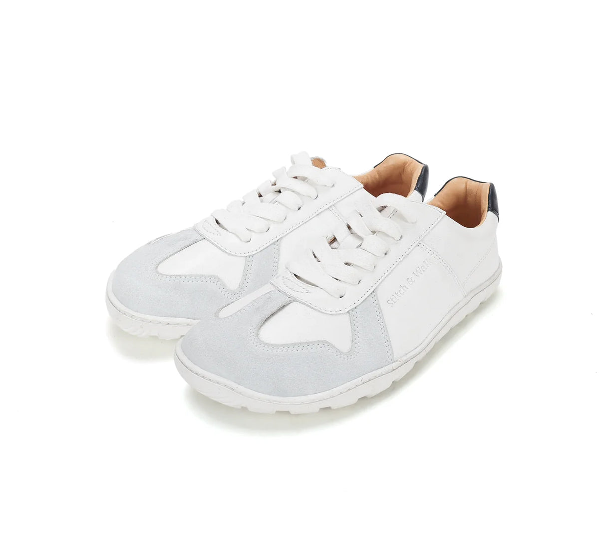 Adidași pt. Adulți - Barefoot Premium Stitch & Walk – Piele Naturală și Flexibilitate Maximă