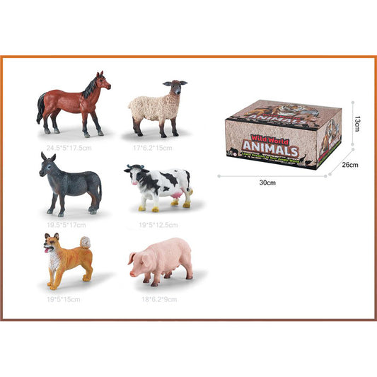 Set animale domestice uriașe – 6 piese