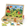 Puzzle magnetic 2 în 1 „Dinozauri” – joacă, imaginație și descoperire!