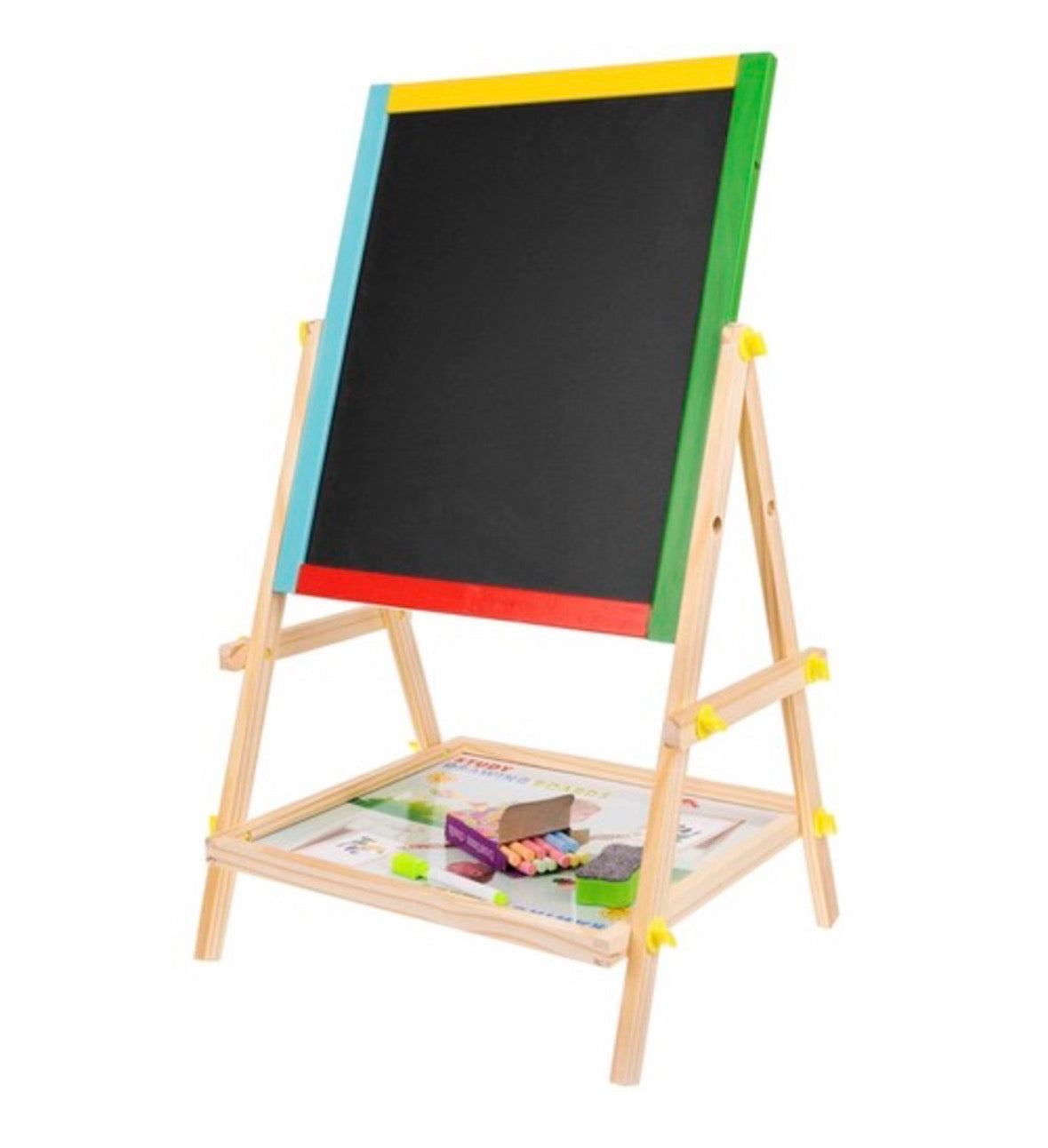 Tablă educativă din lemn 2 în 1