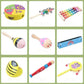 Set Montessori de instrumente muzicale din lemn