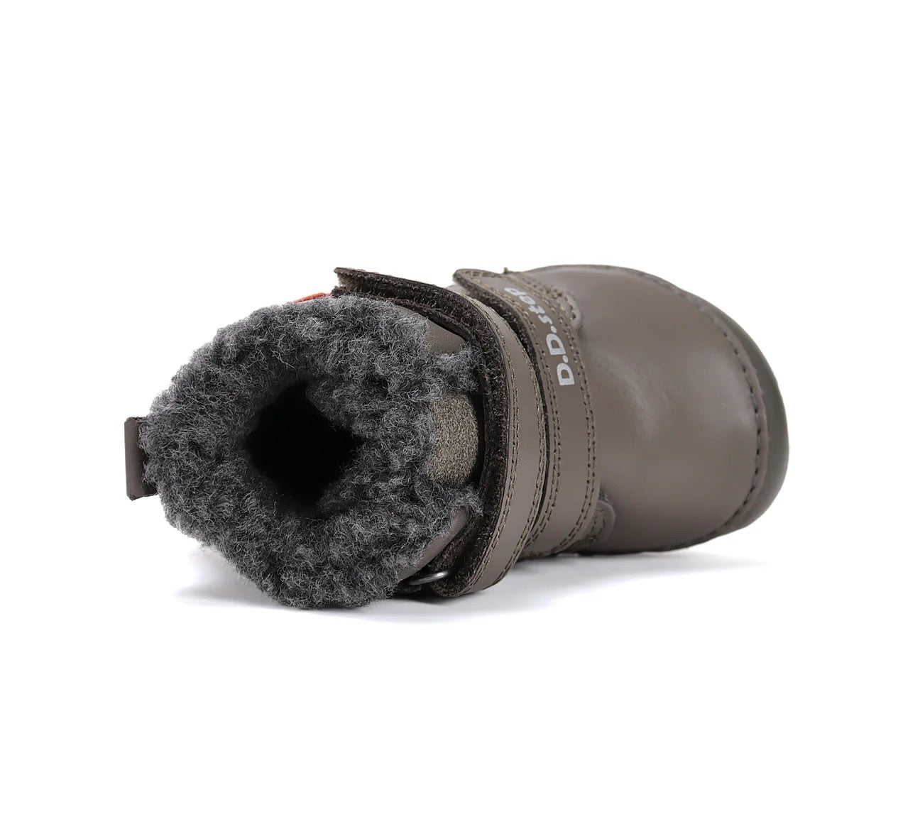 Ghete barefoot îmblănite pentru băieți – ,,Winter Fox”