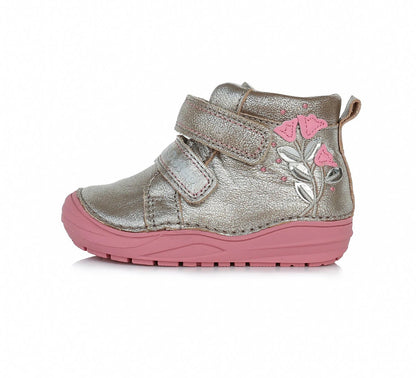 Ghete din piele naturalǎ - Silver Strălucitor