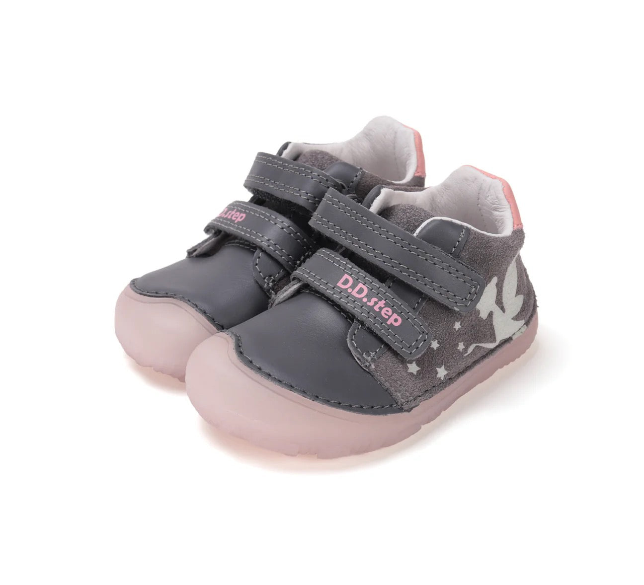Pantofi din piele naturală cu efect Glow in the Dark ,,Fairy Magic''