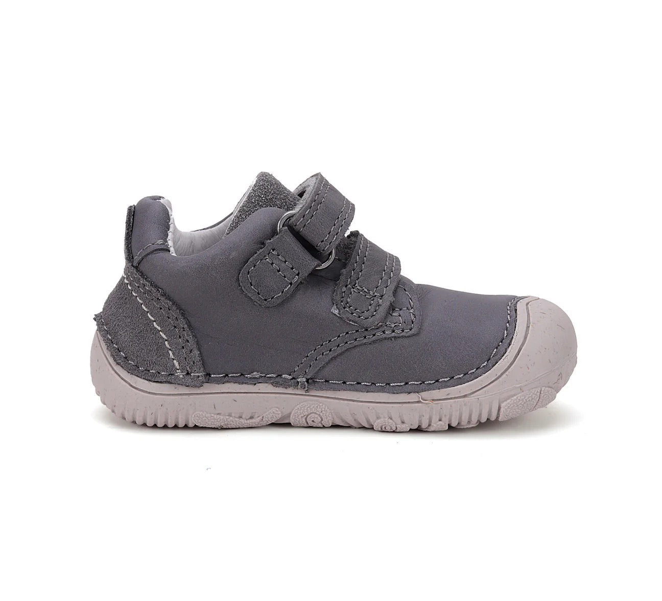 Pantof Barefoot din piele naturală - ''Light Gray''