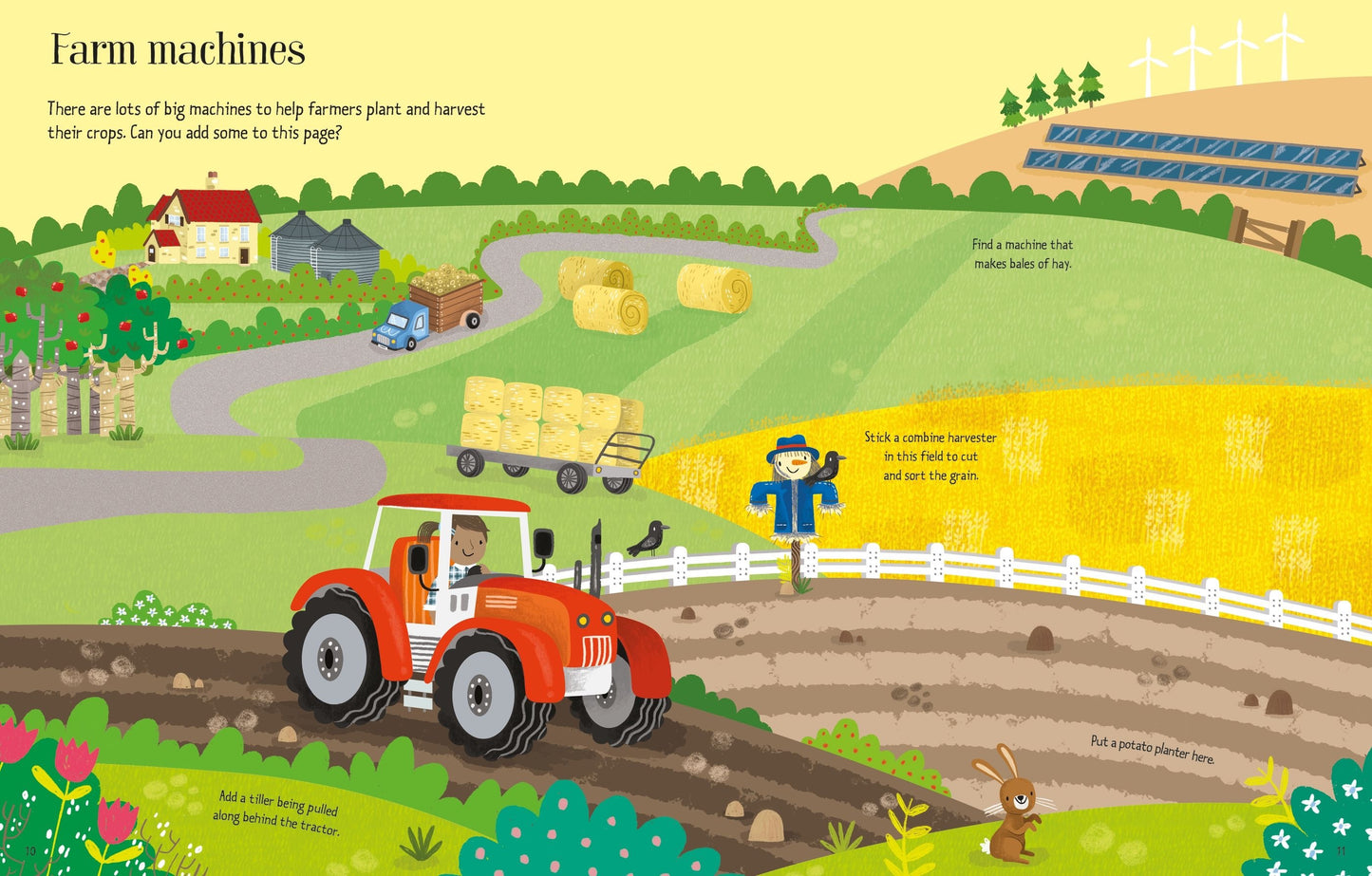 Carte cu Autocolante – Viața la Fermă