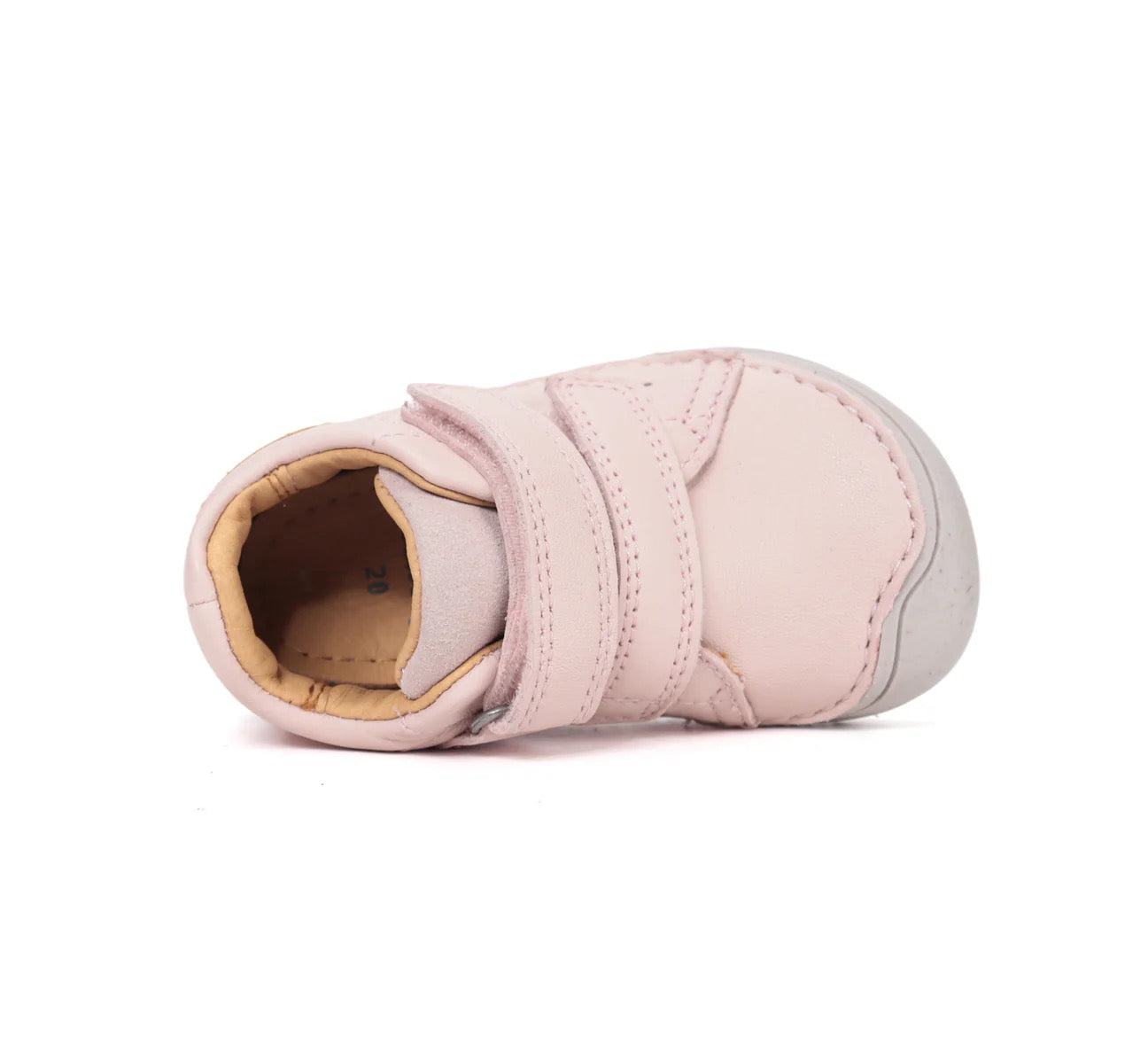 Pantofi Barefoot din Piele Naturală - "Light Pink"