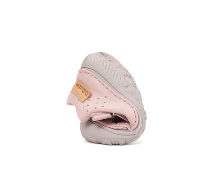 Pantofi Barefoot din Piele Naturală - "Light Pink"