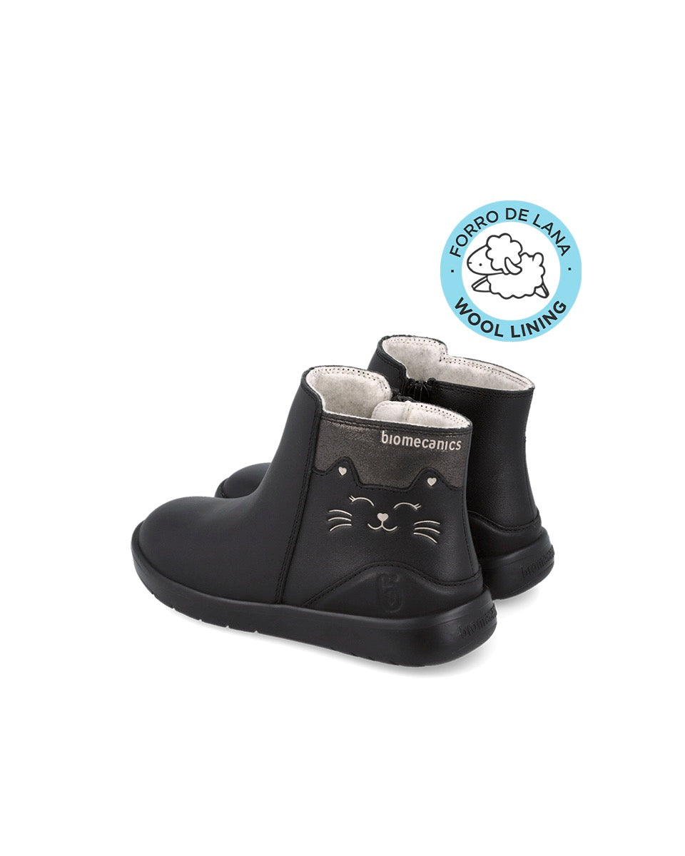 Cizme Barefoot Biomecanics cu lână naturală - ''Kitty,,