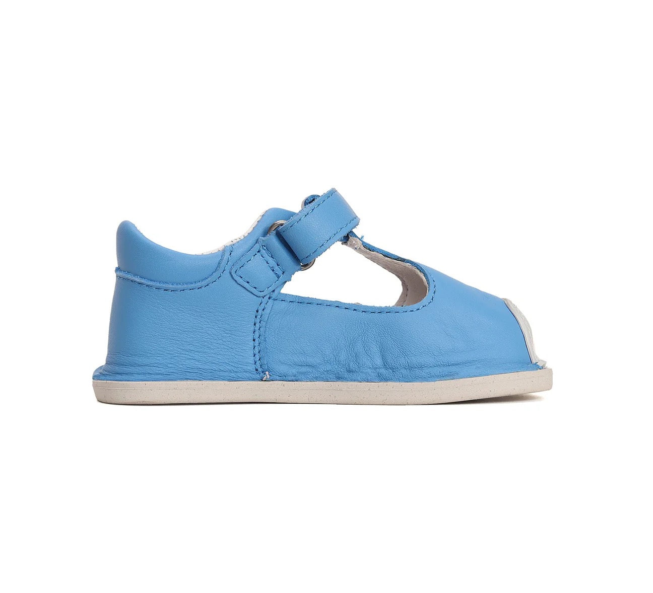 Pantofi Barefoot din Piele 100% Naturală  "Blue Elegance"