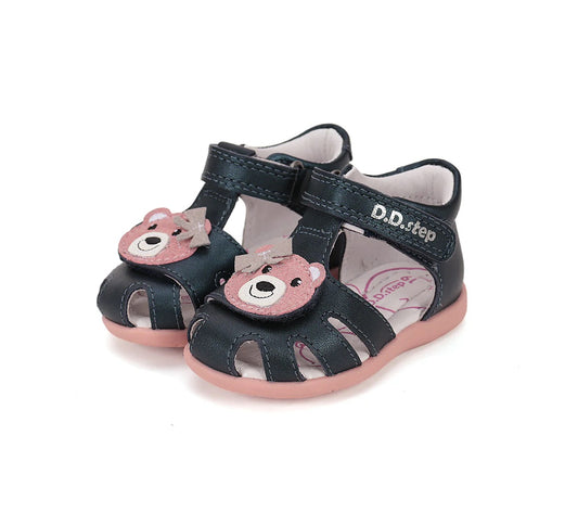 Sandale Barefoot Ursuleț din  piele naturală 100%