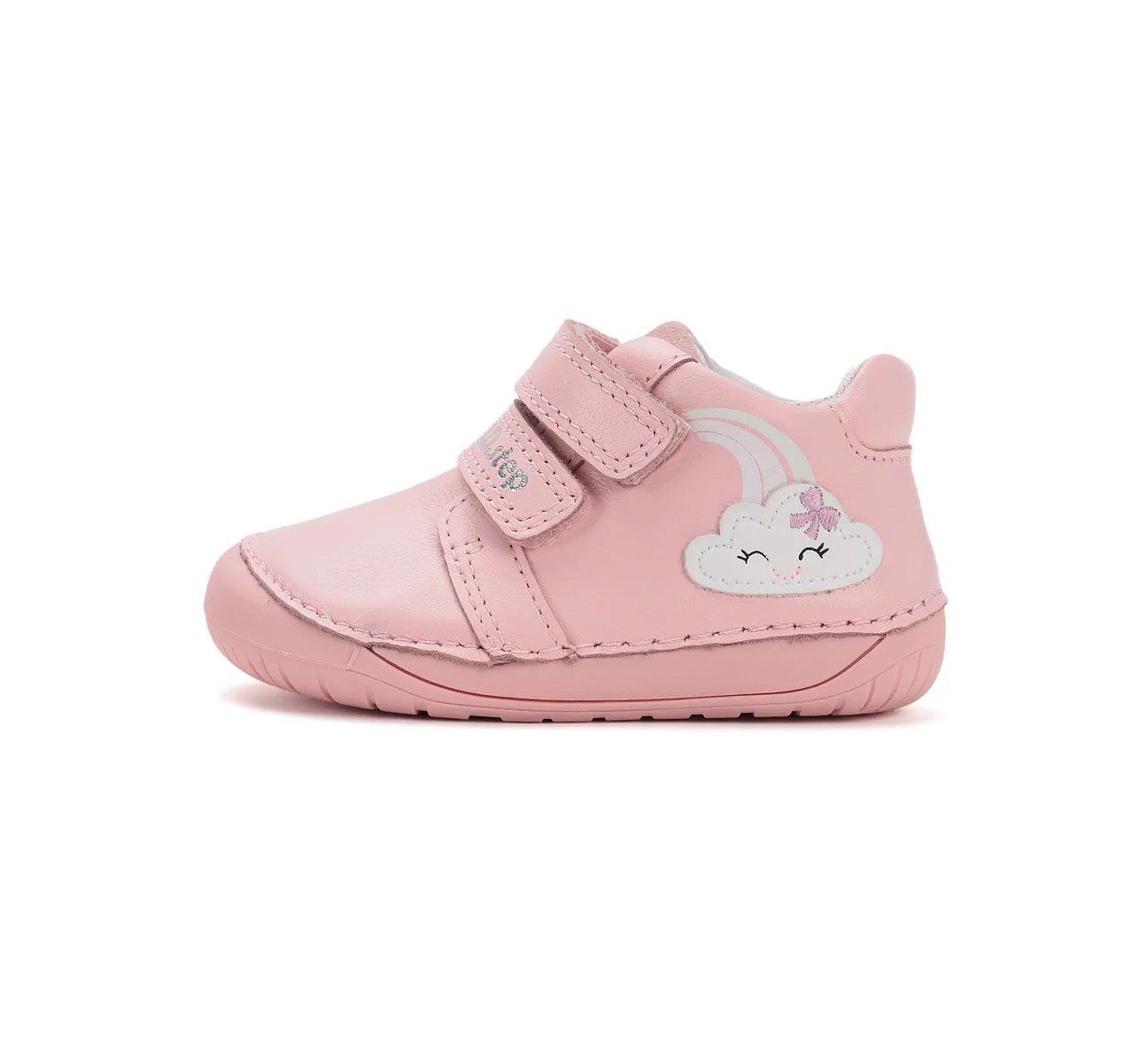 Pantofi Barefoot din Piele Naturală - “Happy Rainbow"