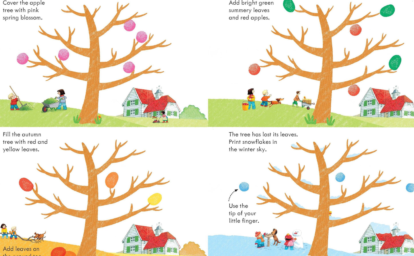 Carte de activități cu amprente