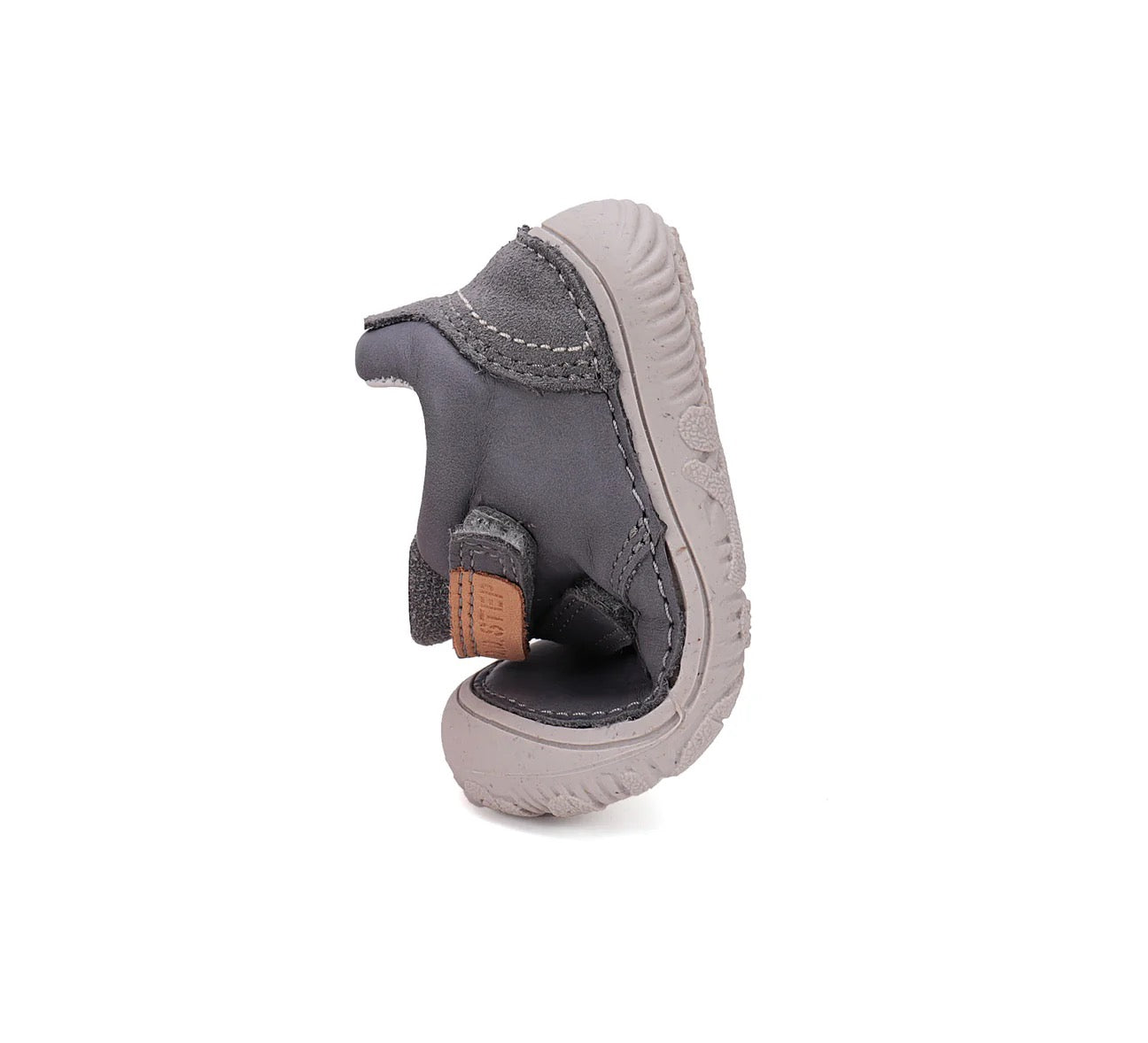 Pantof Barefoot din piele naturală - ''Light Gray''