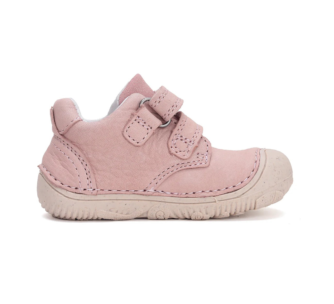 Pantofi barefoot din piele naturală - “Sweet Pink”
