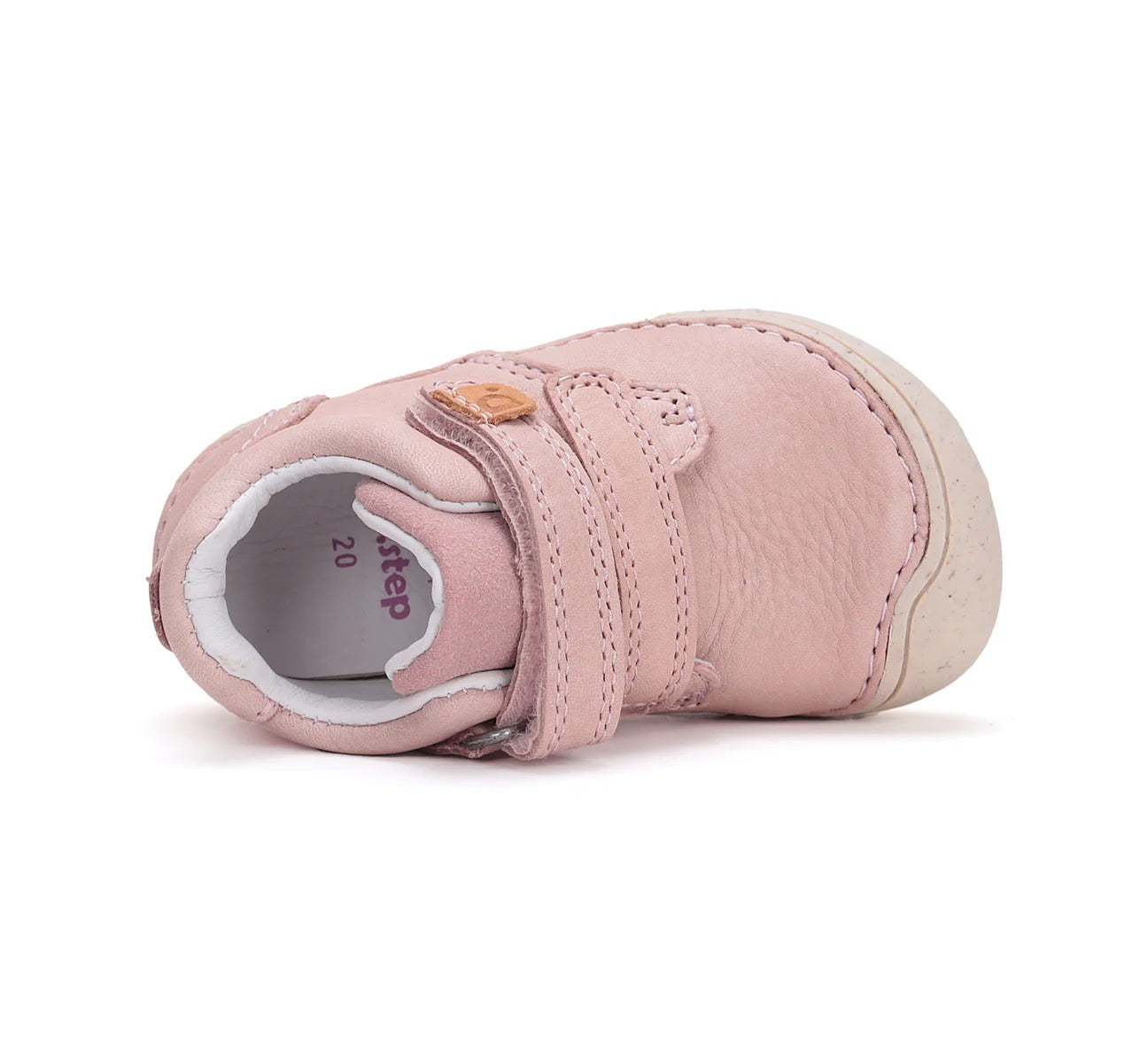 Pantofi barefoot din piele naturală - “Sweet Pink”