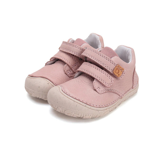 Pantofi barefoot din piele naturală - “Sweet Pink”