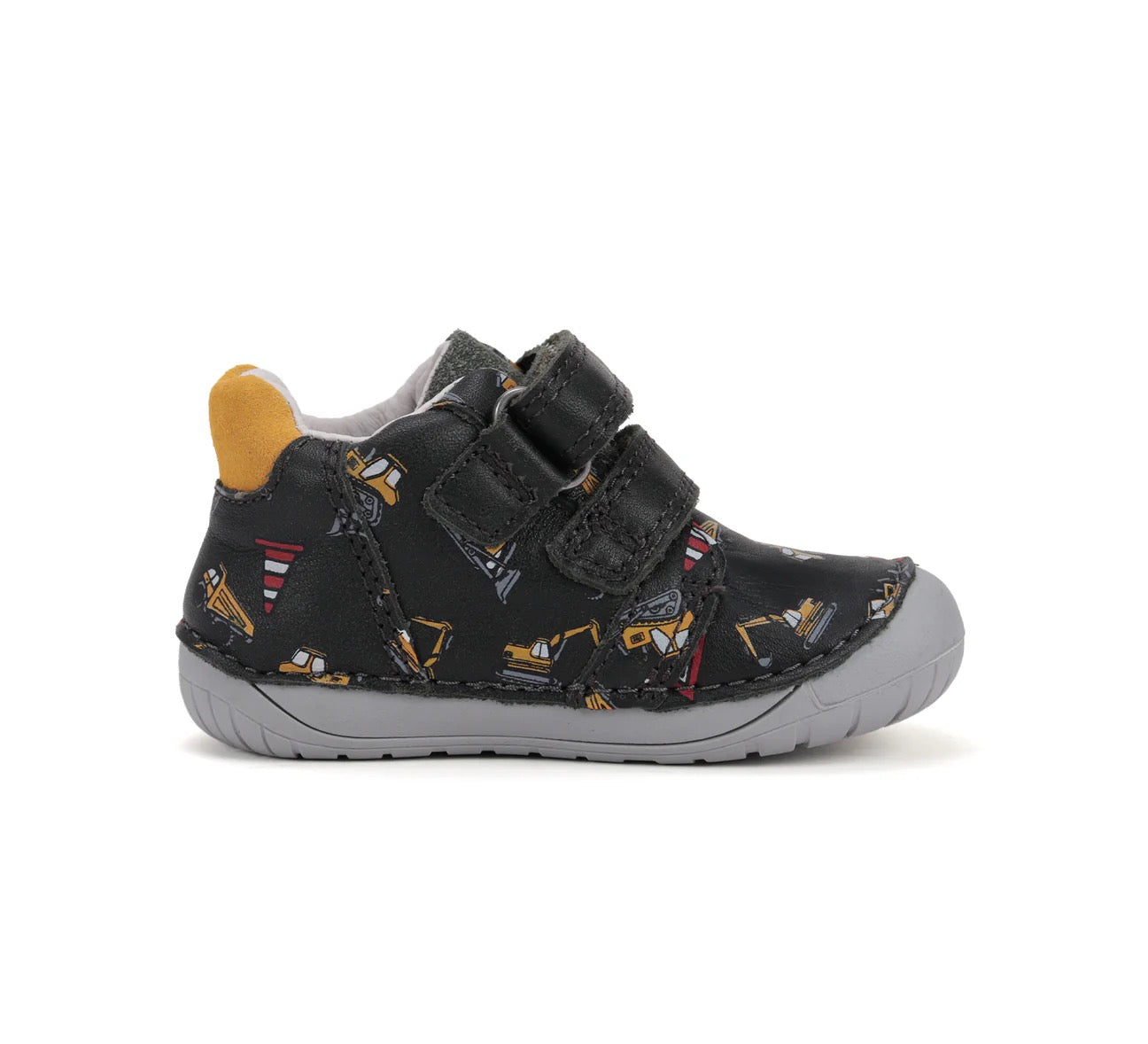 Pantofi Barefoot – piciorușe sănătoase ,, Buldoexcavatoare ''