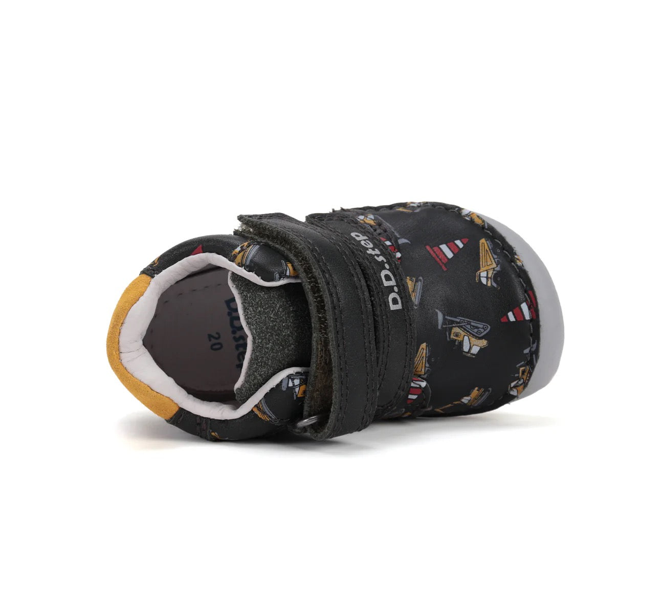 Pantofi Barefoot – piciorușe sănătoase ,, Buldoexcavatoare ''