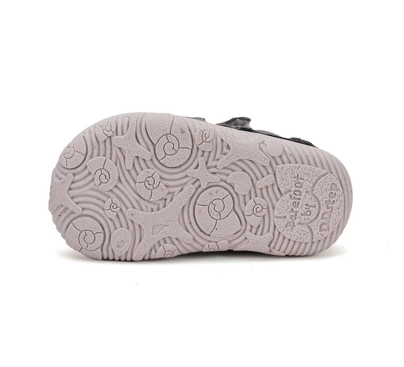 Pantof Barefoot din piele naturală - ''Light Gray''