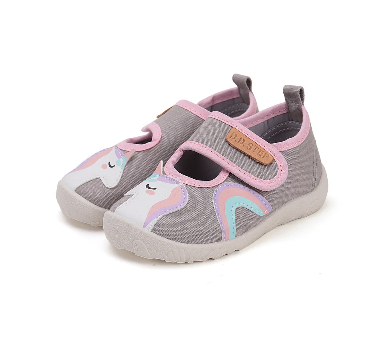 Pantofi barefoot de interior ,,Unicornul Vesel''