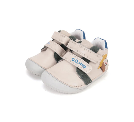 Pantofi barefoot din piele naturală - ''Puppy Walk''