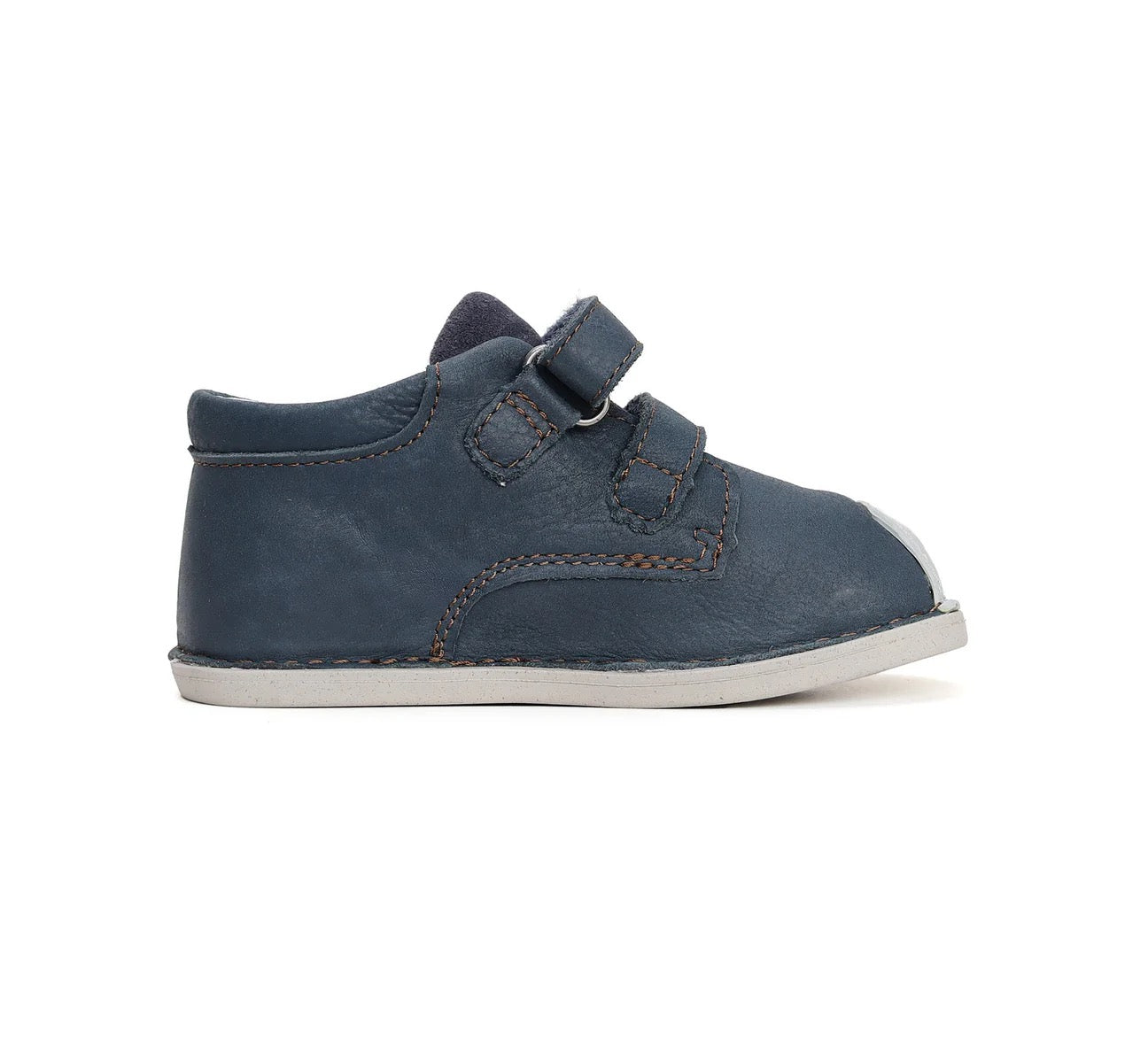 Pantofi Barefoot din Piele 100% Naturală - "NavyBlue Elegance"