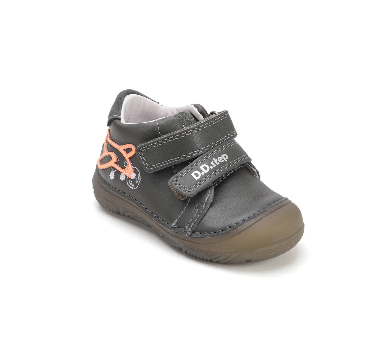 Pantofi din piele naturală "Avionul Strălucitor"