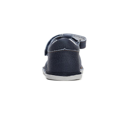 Pantofi Barefoot din Piele 100% Naturală  "Bleumarin Elegance"